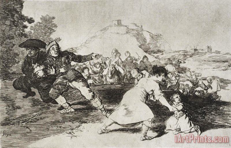 I Saw It (yo Lo Vi) From The Series The Disasters of War (los Desastres De La Guerra) painting - Francisco De Goya I Saw It (yo Lo Vi) From The Series The Disasters of War (los Desastres De La Guerra) Art Print