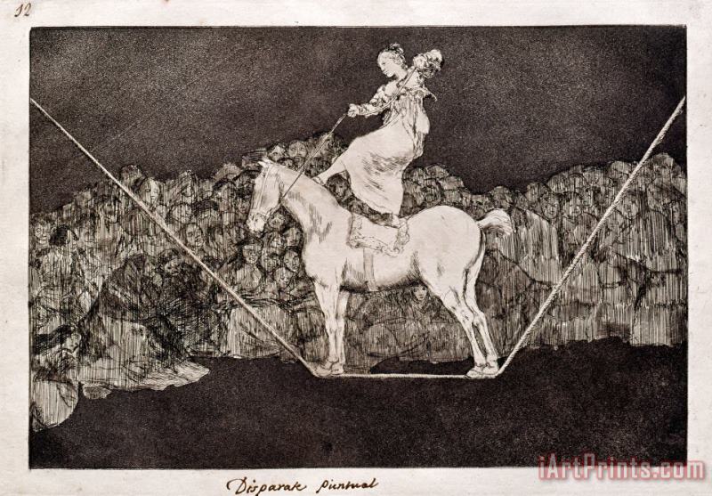 Francisco De Goya Precise Folly Art Print