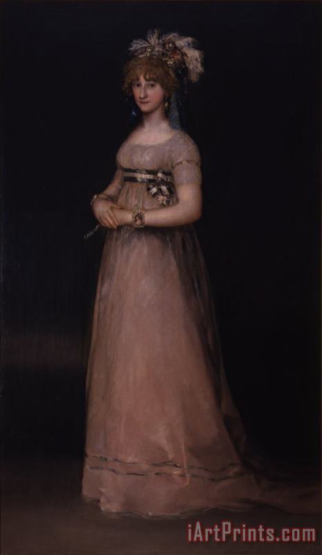Ritratto Della Contessa Di Chincon painting - Francisco De Goya Ritratto Della Contessa Di Chincon Art Print