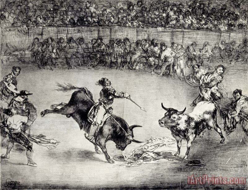 Francisco De Goya The Famous American, Mariano Ceballos Art Print