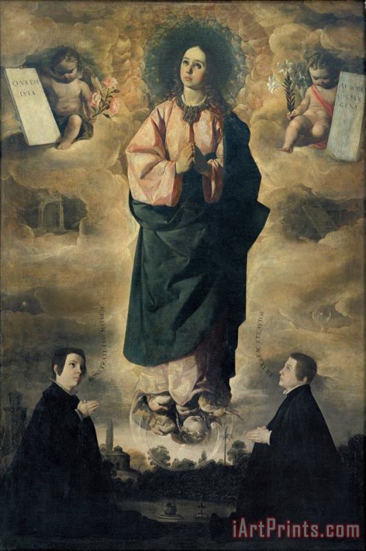 Immaculate Conception painting - Francisco de Zurbaran Immaculate Conception Art Print