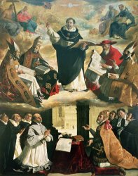 Francisco de Zurbaran The Apotheosis of Saint Thomas Aquinas