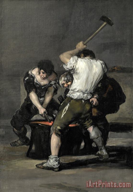 La Fragua painting - Francisco Goya Y Lucientes, De La Fragua Art Print