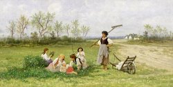 Franciszek Streitt The Midday Rest painting