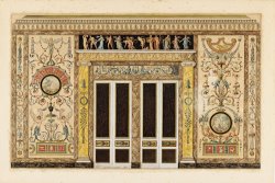 Francois-joseph Belanger Projet Pour Un Salon De Musique (design for a Wall Elevation in a Music Room) painting