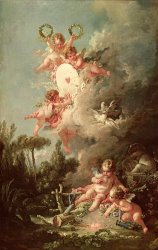 Francois Boucher Cupids Target
