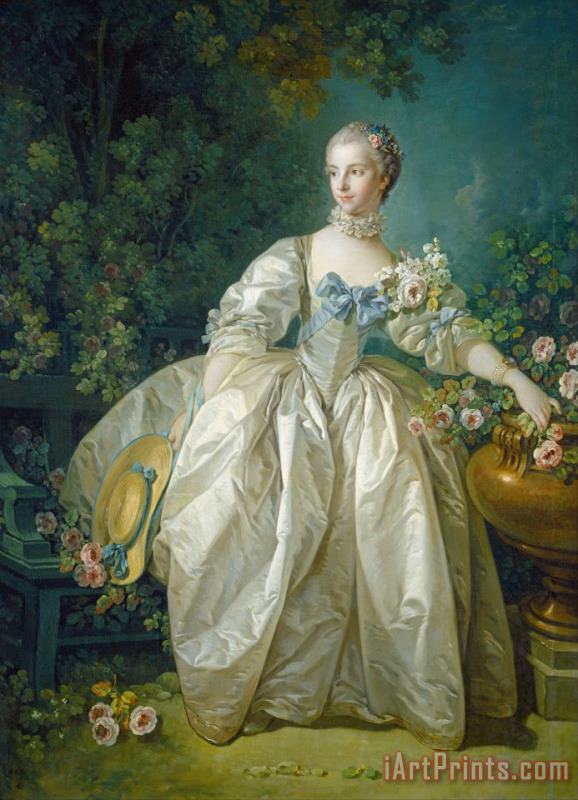 Francois Boucher Madame Bergeret Art Painting