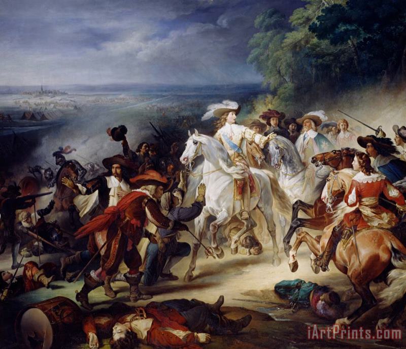 Francois Joseph Heim Battle of Rocroy Art Painting