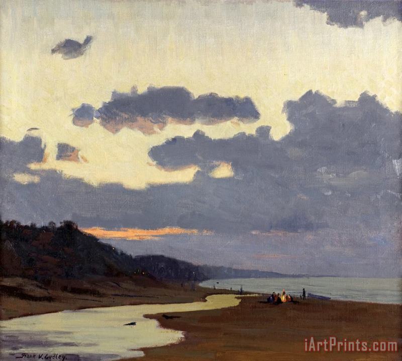 Frank V. Dudley A Stormy Evening Art Painting