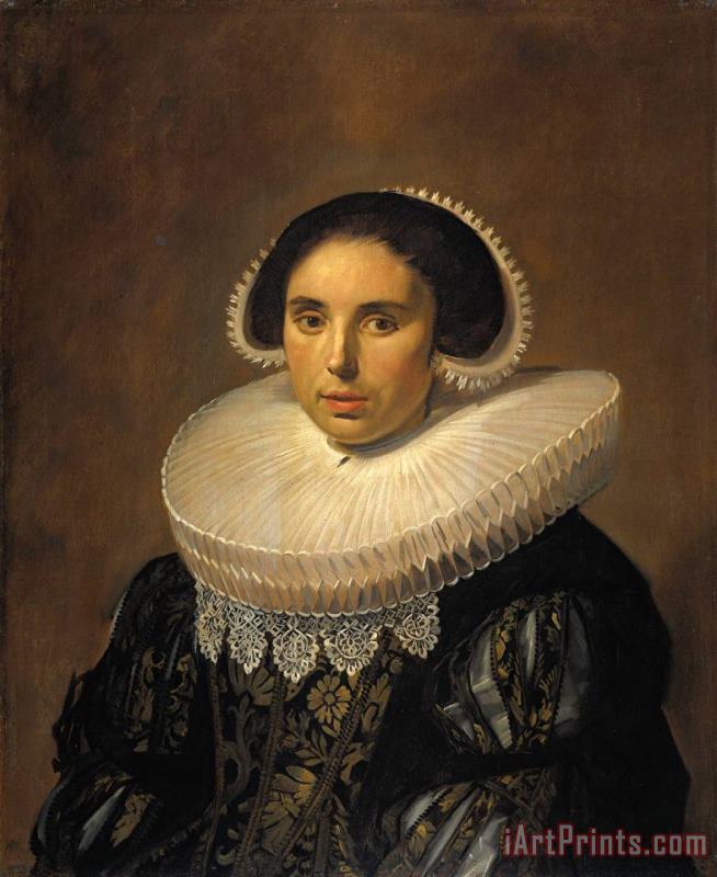 Frans Hals Portrait of a Woman, Possibly Sara Wolphaerts Van Diemen Art Print