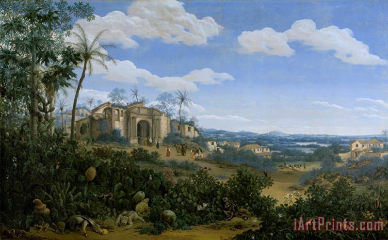 Frans Jansz Post View of Olinda, Brazil Art Painting