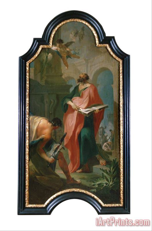 St. Paul The Apostle painting - Franz Anton Maulbertsch St. Paul The Apostle Art Print