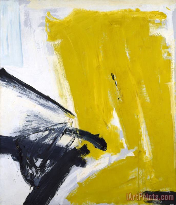 Franz Kline Zinc Yellow Art Painting