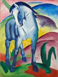 Franz Marc Blue Horse I painting