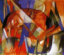 Franz Marc Fabulous Beast II painting