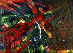 Franz Marc Fate of the Animals painting