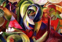 Franz Marc Mandrill painting