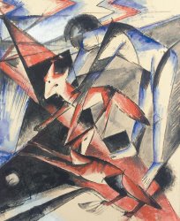 Franz Marc Noah And The Fox painting