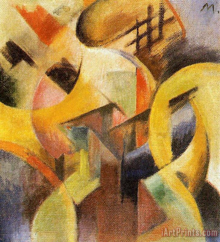 Franz Marc Small Composition I Art Painting