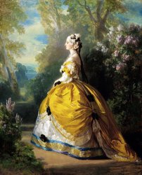 Franz Xaver Winterhalter The Empress Eugenie (eugenie De Montijo) painting