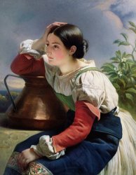 Franz Xaver Winterhalter Young Italian at the Well