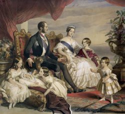 Franz Xavier Queen Victoria and Prince Albert with Five of the Their Children painting