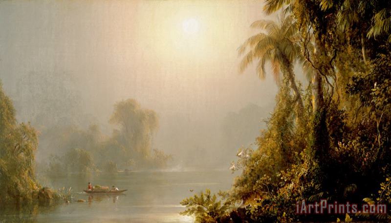 Morning in The Tropics(1) painting - Frederic Edwin Church Morning in The Tropics(1) Art Print