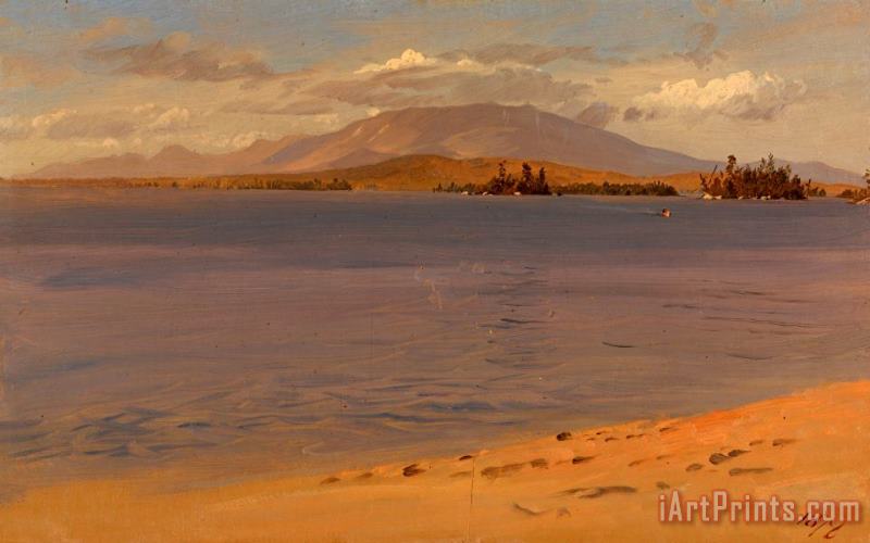 Frederic Edwin Church Mount Katahdin From Lake Millinocket Art Print