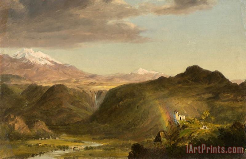 Frederic Edwin Church South American Landscape Art Print