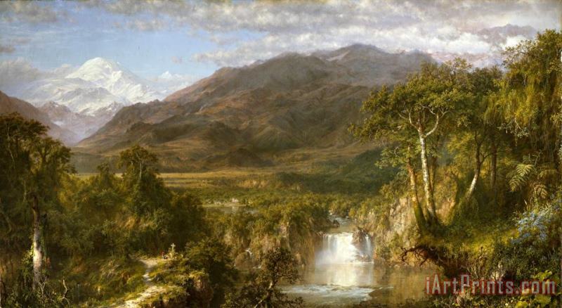 Frederic Edwin Church The Heart of The Andes Art Print