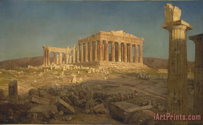 The Parthenon painting - Frederic Edwin Church The Parthenon Art Print