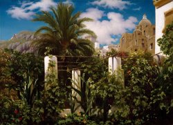 Frederic Leighton Garden of an Inn, Capri