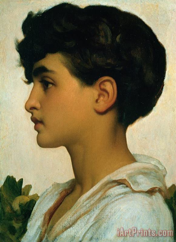 Paolo painting - Frederic Leighton Paolo Art Print
