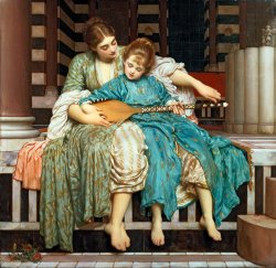 Frederic Leighton The Music Lesson