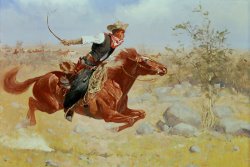 Frederic Remington Galloping Horseman
