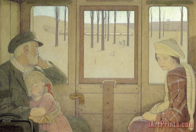 Frederick Cayley Robinson The Long Journey Art Painting