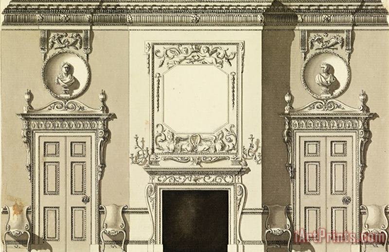 Frederick Crace Wall Elevation 3 Art Painting