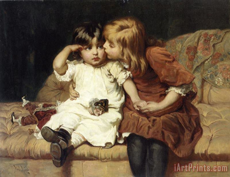The Consolation painting - Frederick Morgan The Consolation Art Print