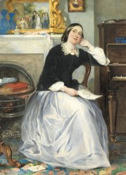Frederick Walker The Love Token painting