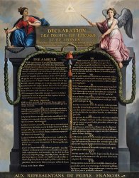 French School Declaration of the Rights of Man and Citizen