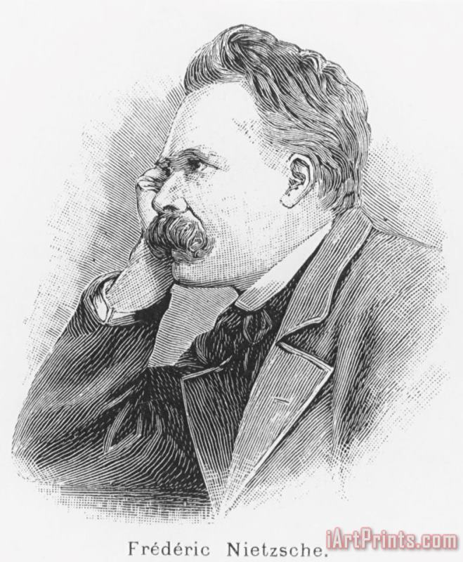 Friedrich Wilhelm Nietzsche painting - French School Friedrich Wilhelm Nietzsche Art Print