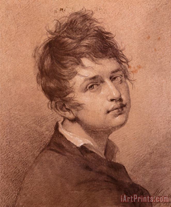 Self Portrait, 1805 painting - Friedrich Wilhelm Schadow Self Portrait, 1805 Art Print