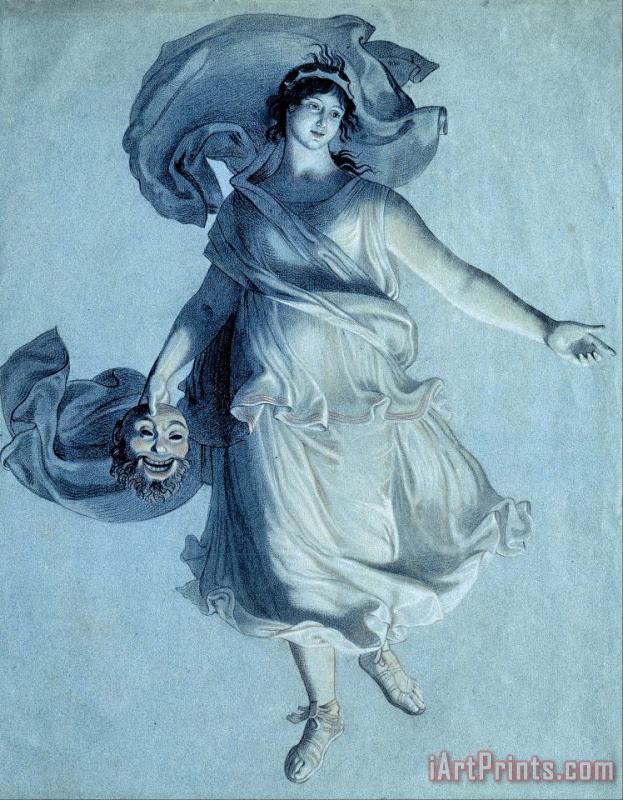 Friedrich Wilhelm Schadow The Dramatic Muse Art Painting