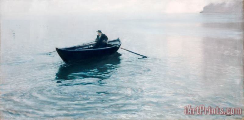 Fritz Thaulow Solitude Christiana Fjord Art Painting