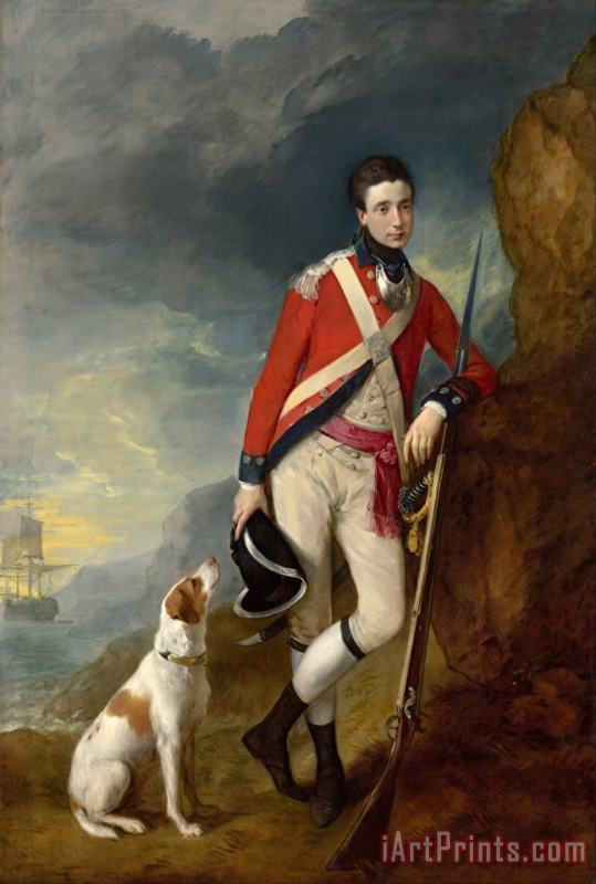 Gainsborough, Thomas An Officer of The 4th Regiment of Foot Art Painting
