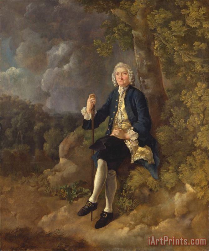 Clayton Jones painting - Gainsborough, Thomas Clayton Jones Art Print