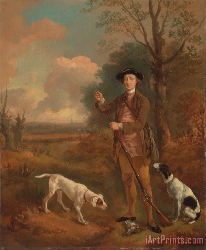 Major John Dade, of Tannington, Suffolk painting - Gainsborough, Thomas Major John Dade, of Tannington, Suffolk Art Print