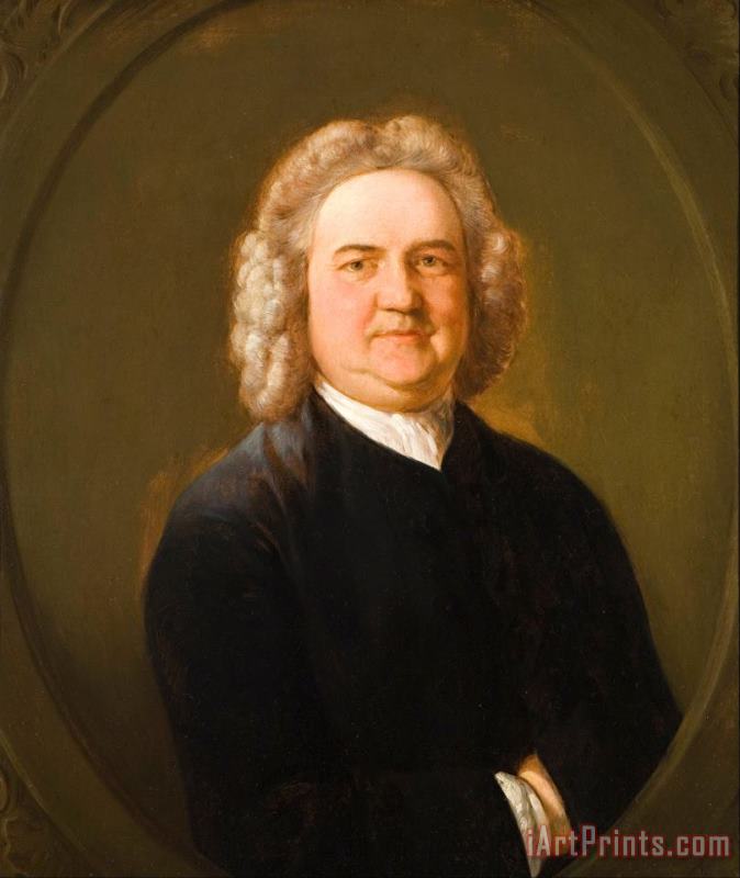 Portrait of Thomas Chubb painting - Gainsborough, Thomas Portrait of Thomas Chubb Art Print