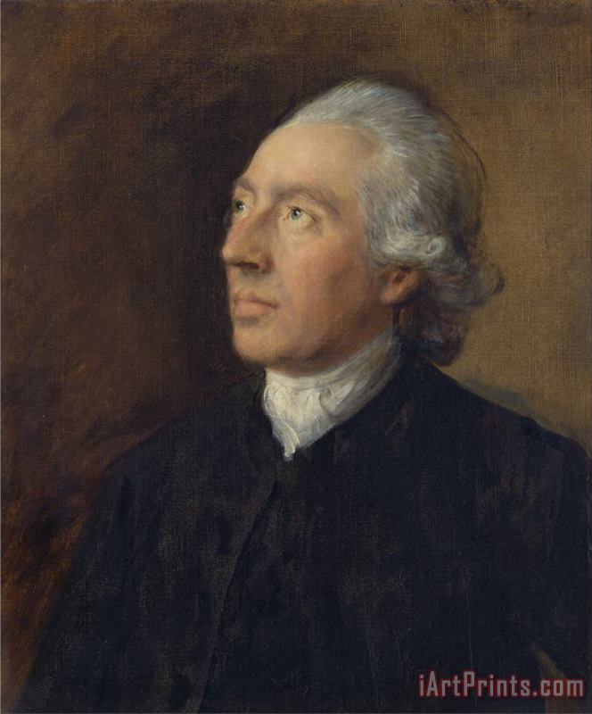 The Rev. Humphry Gainsborough painting - Gainsborough, Thomas The Rev. Humphry Gainsborough Art Print