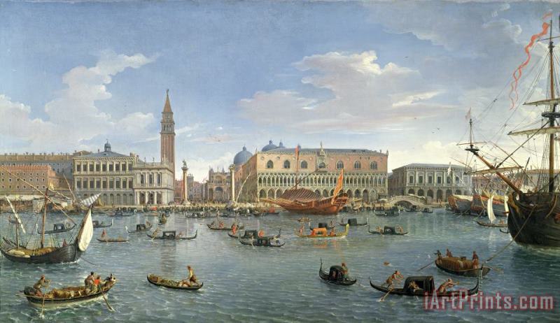 Gaspar van Wittel View of Venice from the Island of San Giorgio Art Painting